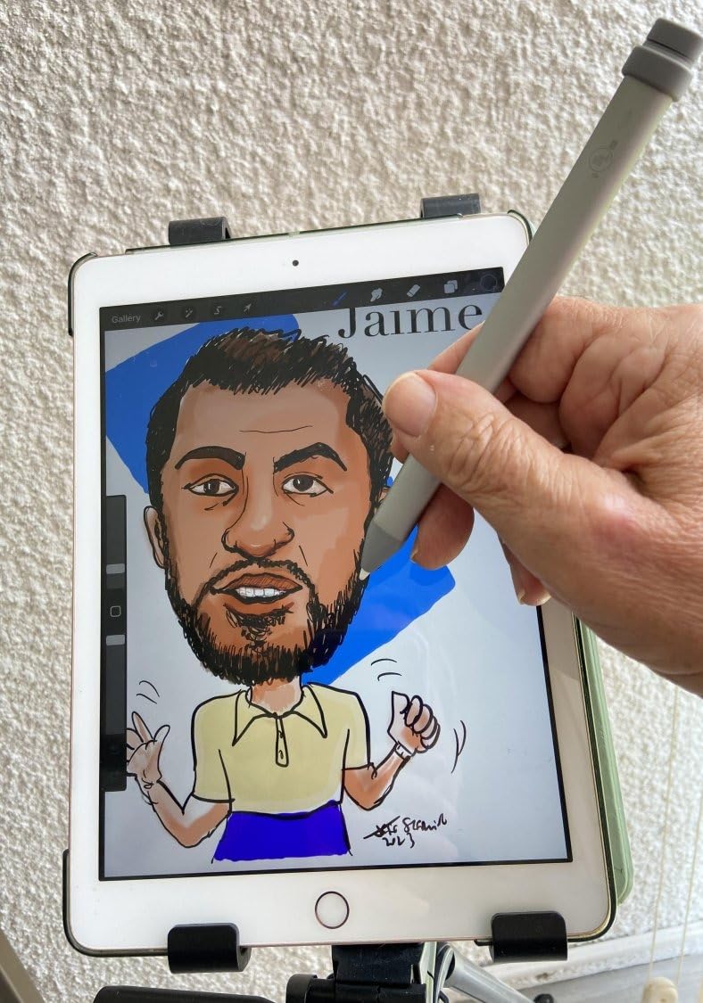 Logitech Crayon Digital Pencil for All iPads (2018 Releases and Later) with Apple Pencil Technology, Anti-roll Design, and Dynamic Smart tip - Intense Sorbet customer photo 2
