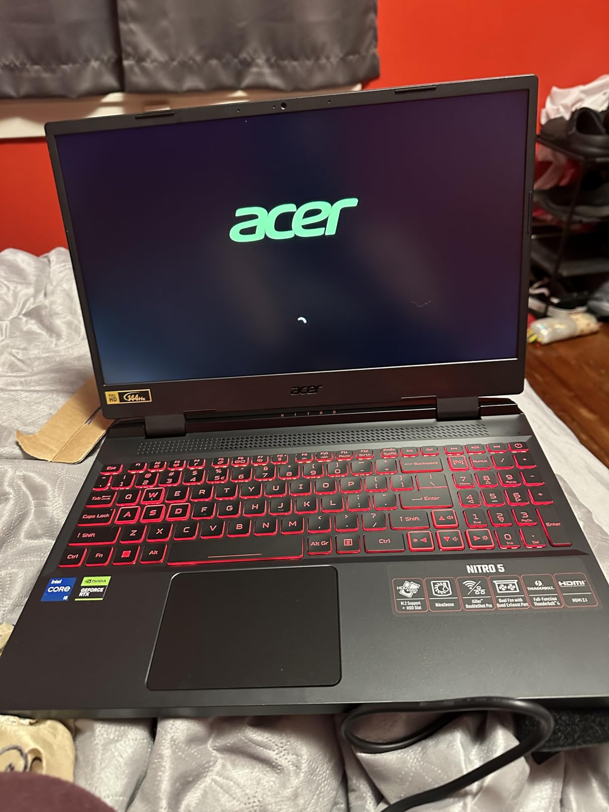 Acer Nitro 5 AN515-58-525P Gaming Laptop | Intel Core i5-12500H | NVIDIA GeForce RTX 3050 Laptop GPU | 15.6