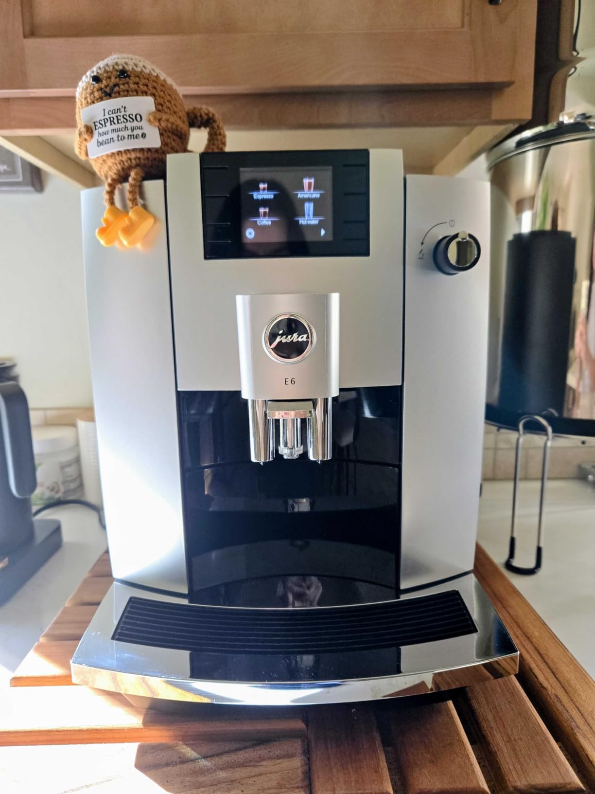Jura E6 Platinum 15465 Automatic Coffee Machine customer photo 1
