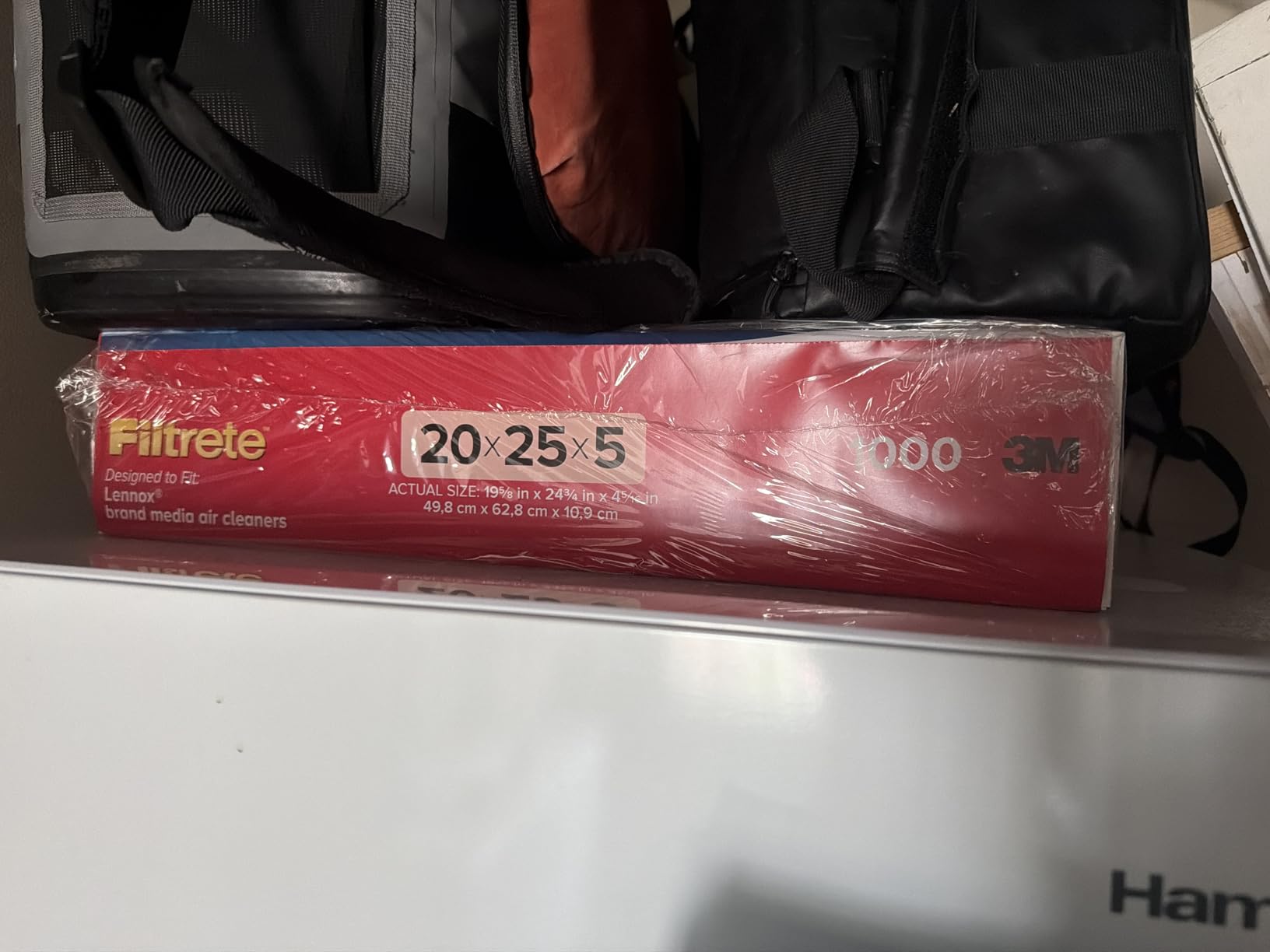 Filtrete 20x25x5 Air Filter MERV 11, MPR 1000 Micro Allergen Defense 2-Pack, Fits Lennox, AC Furnace HVAC Filters for Home, Pleated Electrostatic (Actual Size 19.63 x 24.75 x 4.31 in) customer photo 1