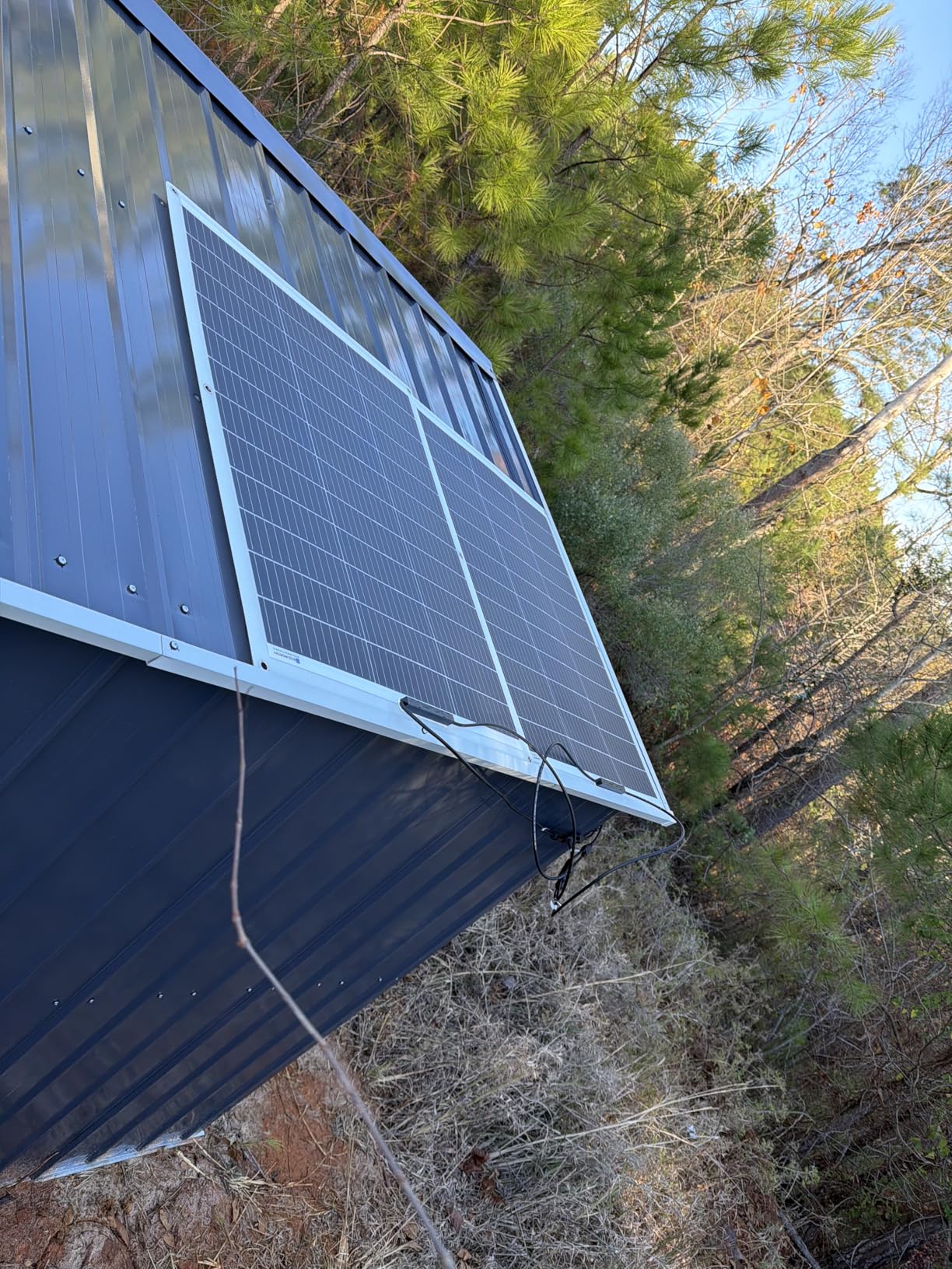 ECO-WORTHY 260Watt 12Volt Flexible Solar Panel Kit for Off Grid Home RV, Boat and Uneven Surfaces: 2pcs 130W Mono Solar Panel + 30A 12V Charger Controller + Solar Cable + Tray Cable + Y Branch customer photo 1
