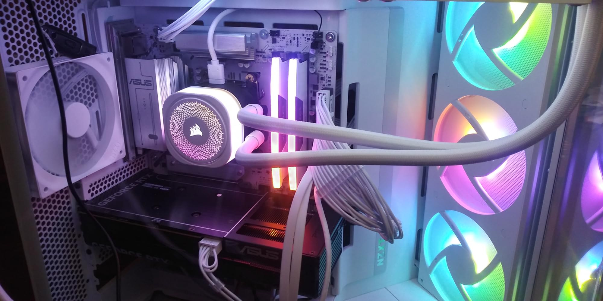 CORSAIR Vengeance RGB DDR5 RAM 32GB (2x16GB) Up to 6000MHz CL36-44-44-96 1.35V Intel XMP 3.0 Computer Memory - Black (CMH32GX5M2E6000C36) customer photo 2