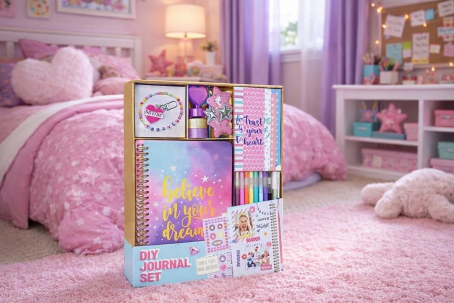 Nollh DlY Journal Kit for Girls Scrapbook Gifts for 8-12 Year Old Girl customer photo 1