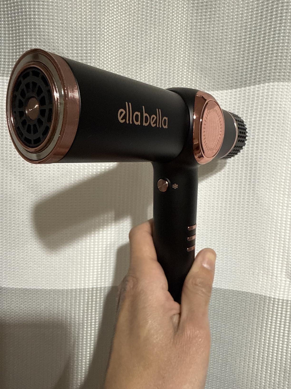 ELLA BELLA® Ionic Hair Dryer with Diffuser - Negative Ion Blow Dryer, Quiet customer photo 2