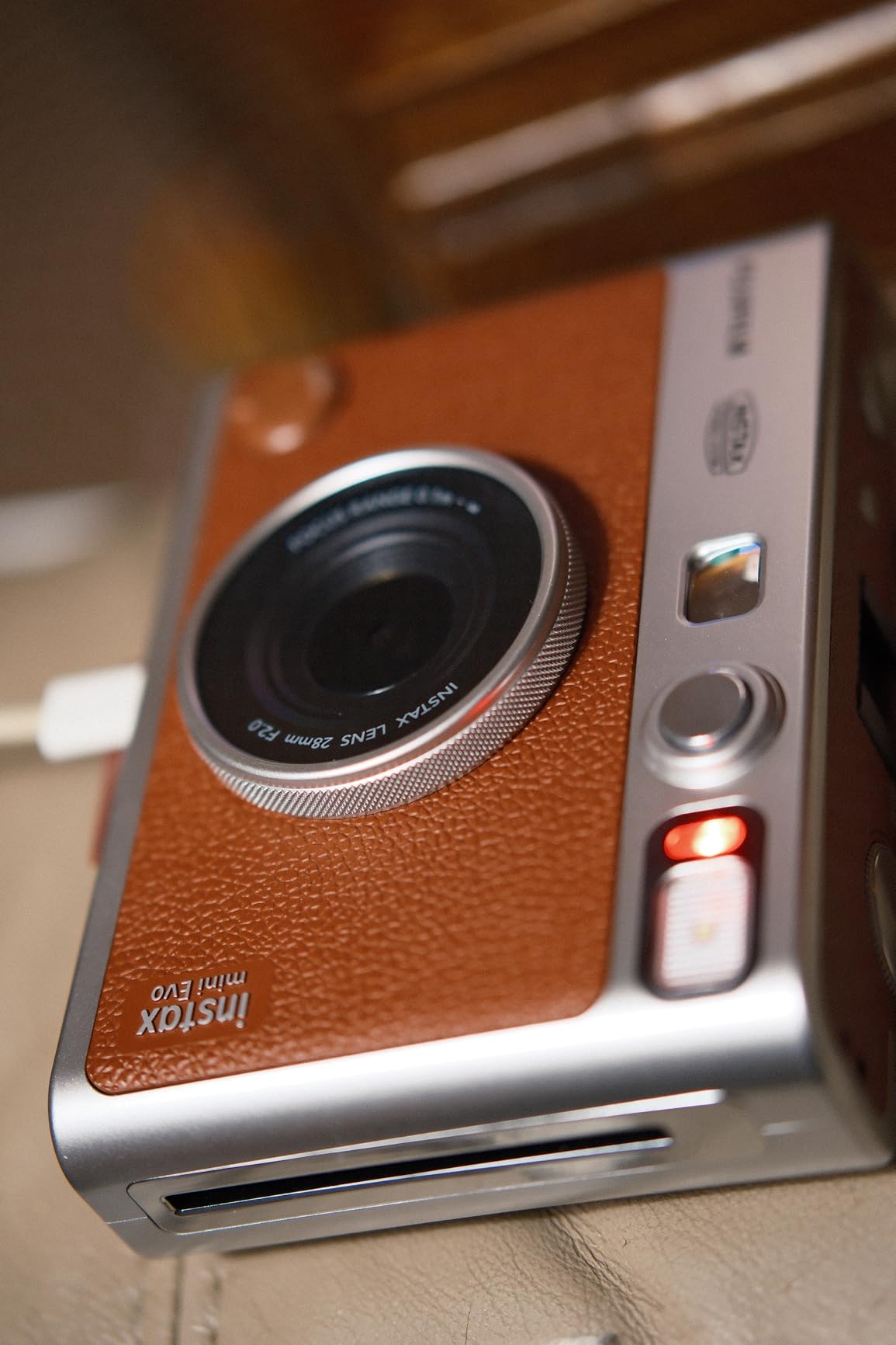 Fujifilm Instax Mini EVO Instant Camera - Brown customer photo 2