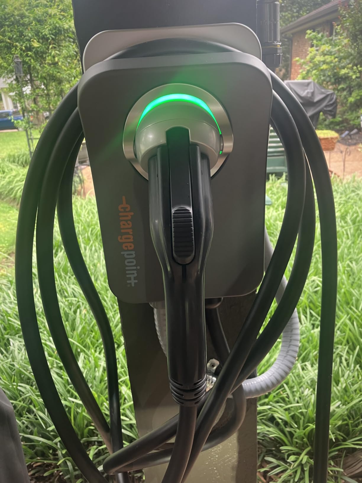 ChargePoint HomeFlex Level 2 EV Fast Charger, J1772, Smart, Hardwired, 50A | For Electric Cars, Adds Up to 37 Mi/Hr, WiFi App Control, 23-Ft Cable, Adjustable 16-50A, Indoor/Outdoor Rated, Energy Star customer photo 2
