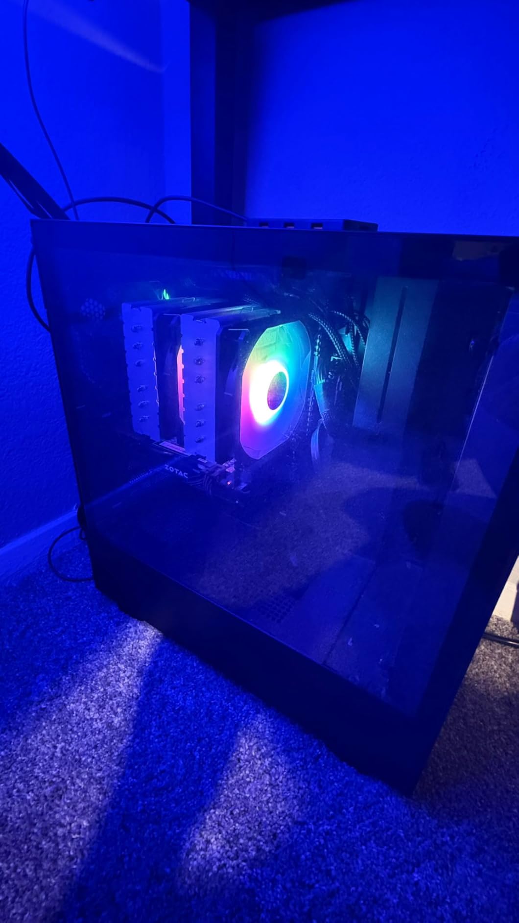 Cooler Master Hyper 620S Dual Tower ARGB CPU Air Cooler, 120mm PWM Fan, 6 Heat Pipes, Silver Nickel-Plated Copper, 154.9mm Tall, AMD Ryzen AM5|AM4, Intel LGA 1851|1700|1200 Brackets customer photo 1