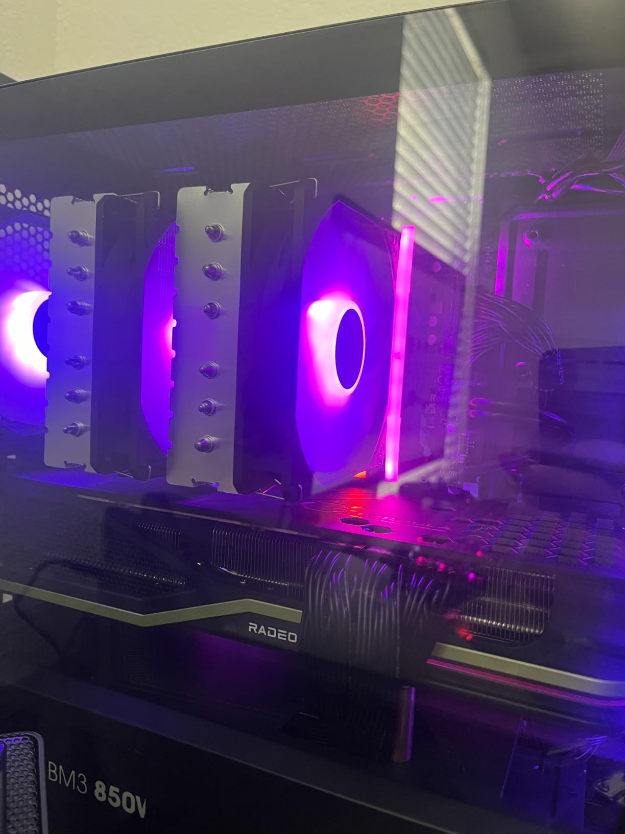 Cooler Master Hyper 620S Dual Tower ARGB CPU Air Cooler, 120mm PWM Fan, 6 Heat Pipes, Silver Nickel-Plated Copper, 154.9mm Tall, AMD Ryzen AM5|AM4, Intel LGA 1851|1700|1200 Brackets customer photo 2