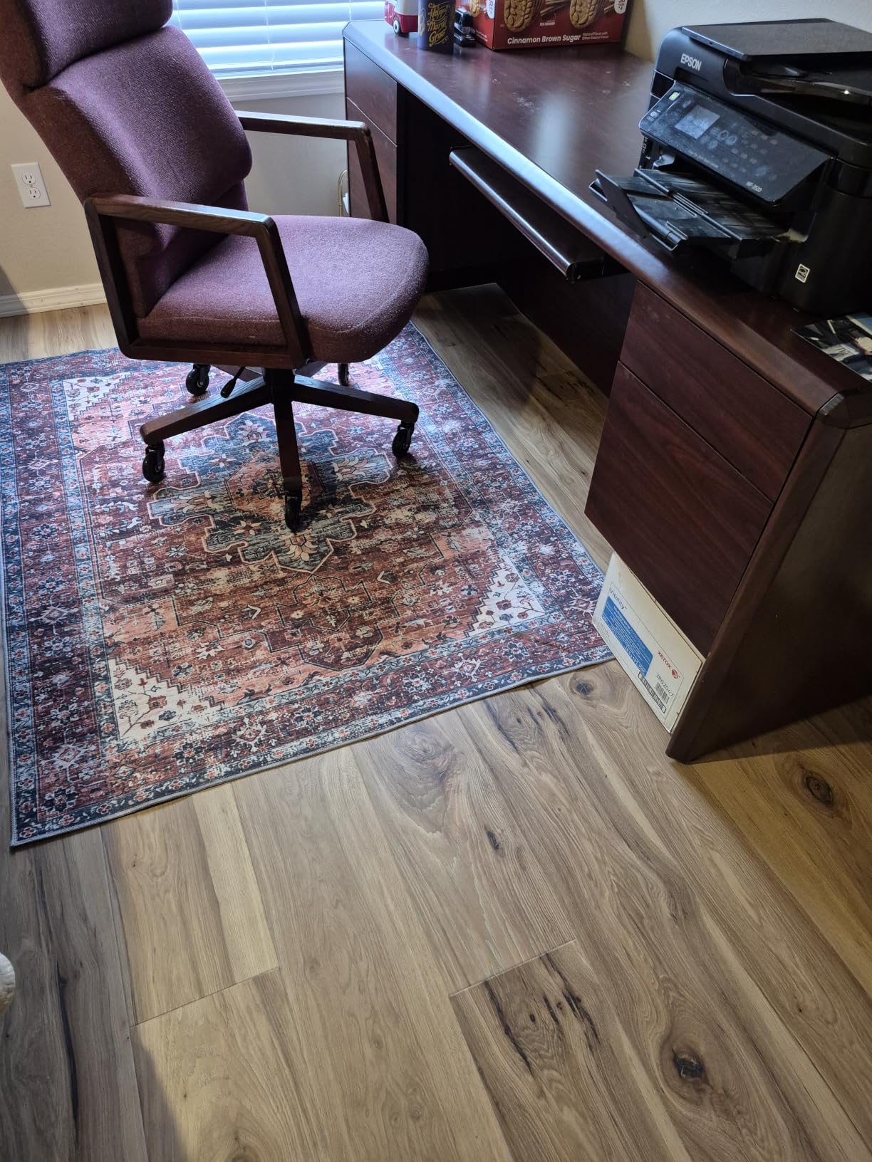 Anidaroel Office Chair Mat for Hardwood Floor/Tile Floor, 48