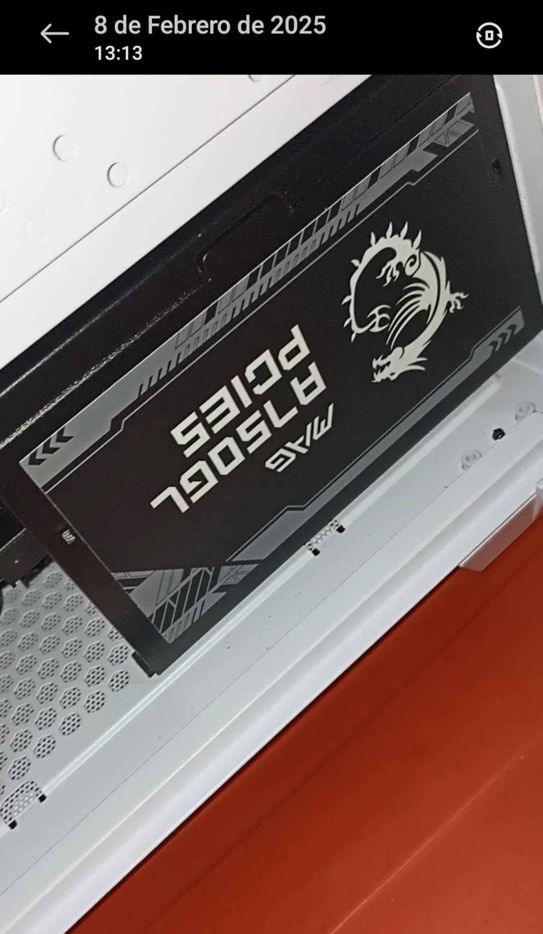 MSI MAG A750GL PCIE5, Fully Modular Compact Gaming 750W Power Supply, 80+ Gold, ATX 3.1 & PCIe 5.1 Ready, Native Dual-Color 12V-2x6 Cable, 10 Year Warranty customer photo 2