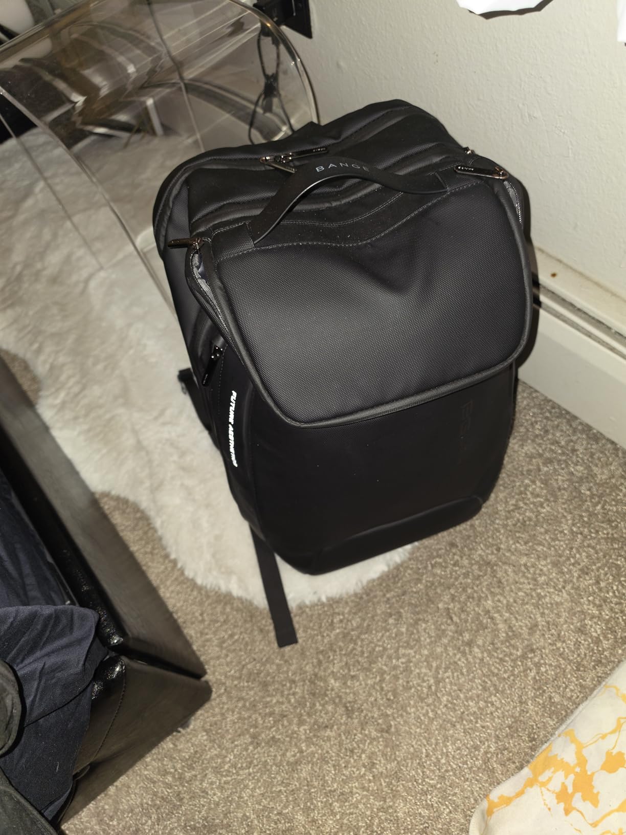 BANGE Men's Anti-Theft Backpack 17.3 inch customer photo 1