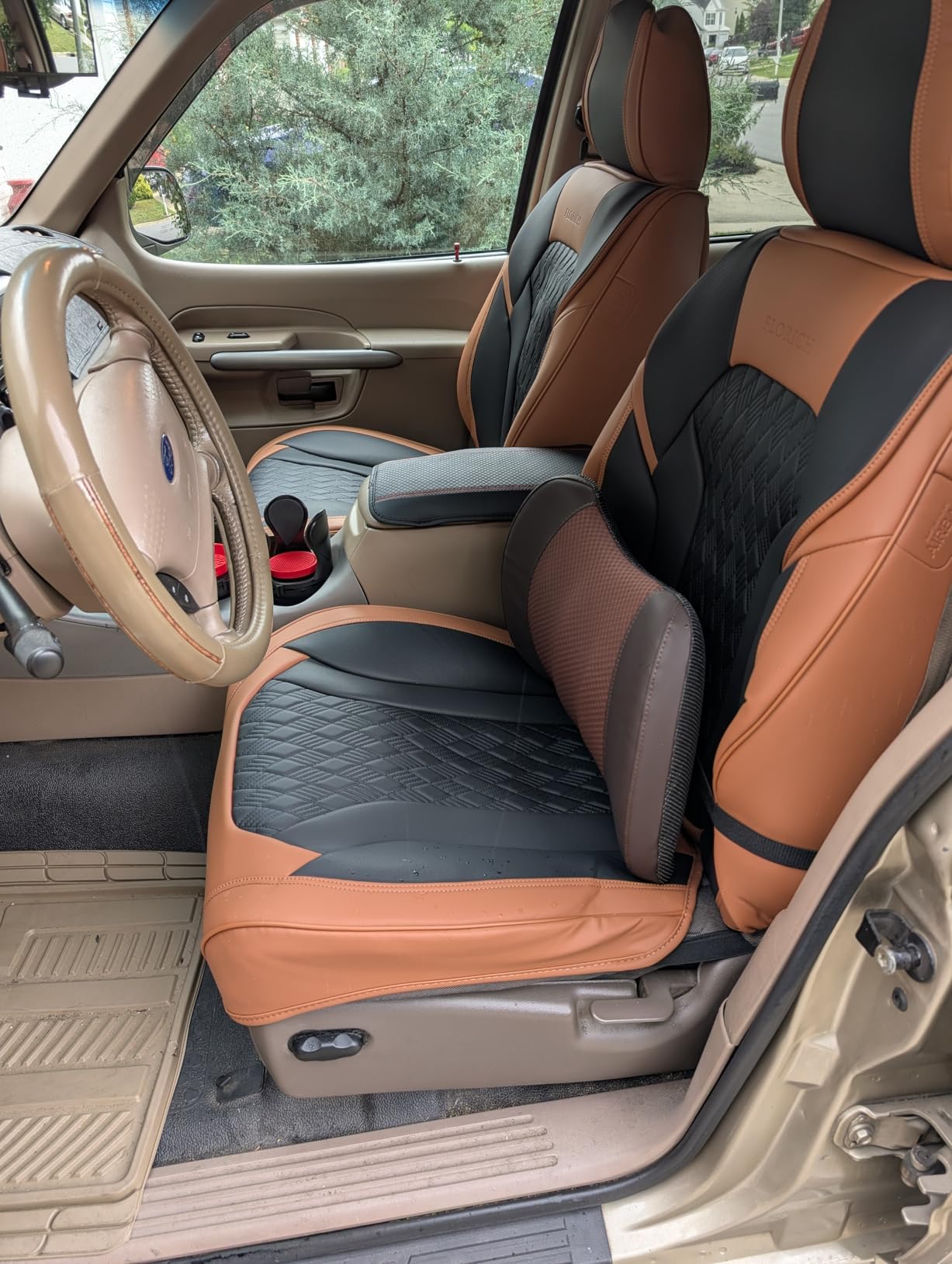 Lofty Aim Lumbar Support Pillow for Car, Car Seat Back Support for Driving | Memory Foam Car Lumbar Support for Driving Seat, Car Back Cushion, Adjustable Straps, Lower Back Pillow, Office Chairs, Black customer photo 1