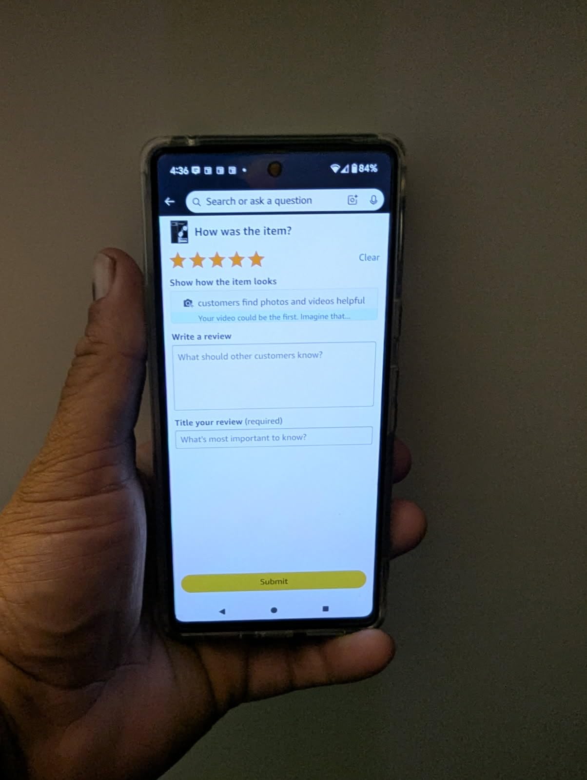 Google Pixel 7 128GB 5G Smartphone - Unlocked for All Carriers - US Version - (Obsidian) customer photo 1