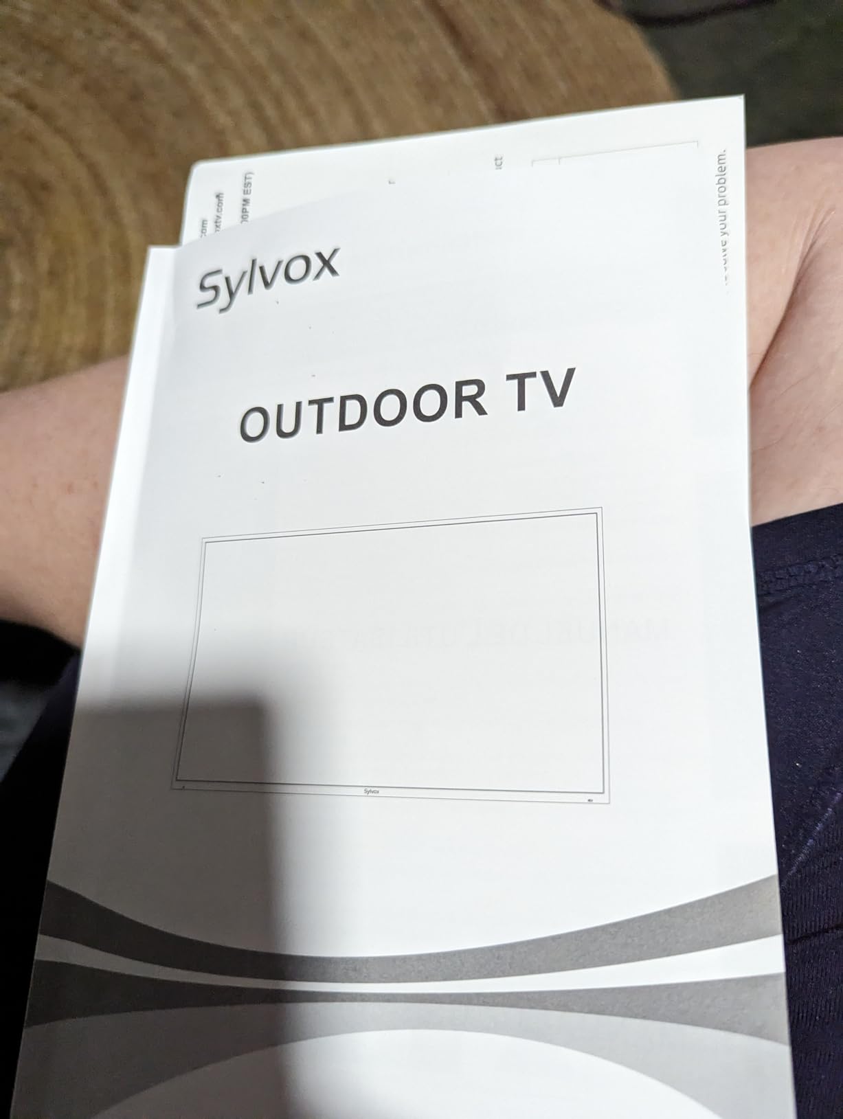 SYLVOX Smart Outdoor TV, 65 inch Outdoor Television Upgraded Google TV, 4K Weatherproof Outside TV, IP56 Waterproof, Google Assistant, Chromecast, 1000 nit Brightness for Partial Sun (Deck Pro 3.0) customer photo 2