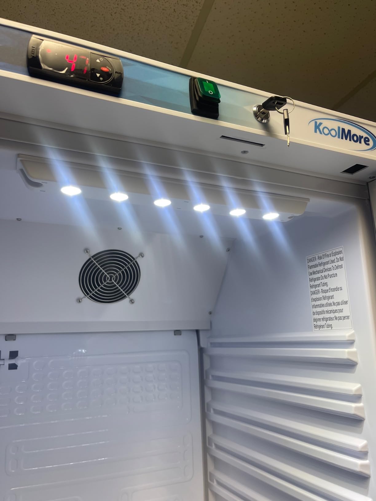 KoolMore 20 Cu. Ft. Commercial Reach-in Refrigerator in White with Manual Defrost (KM-RMD20WH) customer photo 1