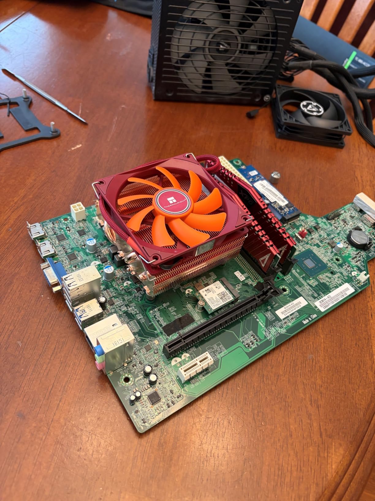 Thermalright AXP90-X53 Full Copper Low Profile CPU Cooler ITX, 92mm Slim PWM Fan, 53mm Height customer photo 1