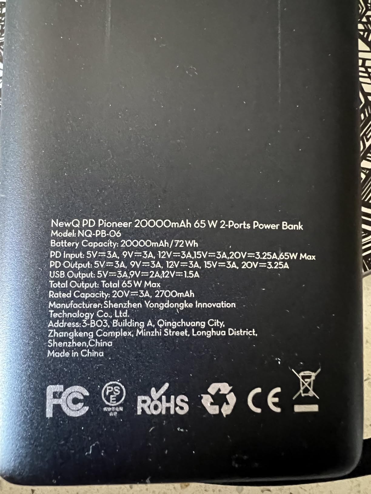 NEWQ 2-in-1 Steam Deck Battery Bank & Stand for Steam Deck/Steam Deck OLED, 20000mAh 65W PD3.0 Fast Charging Power Bank, Steam Deck Accessories, with Dual USB C Cables(Not Suitable for Case) NQ-SD-02 customer photo 1