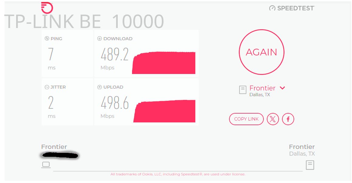 Deco 7 Pro Tri-Band WiFi 7 BE10000 Whole Home Mesh System 6-Stream 10 Gbps customer photo 1