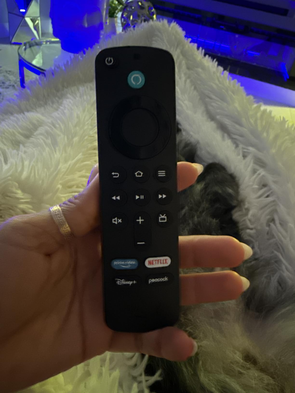Amazon Fire TV Stick HD, free and live TV, Alexa Voice Remote, smart home controls, HD streaming customer photo 2