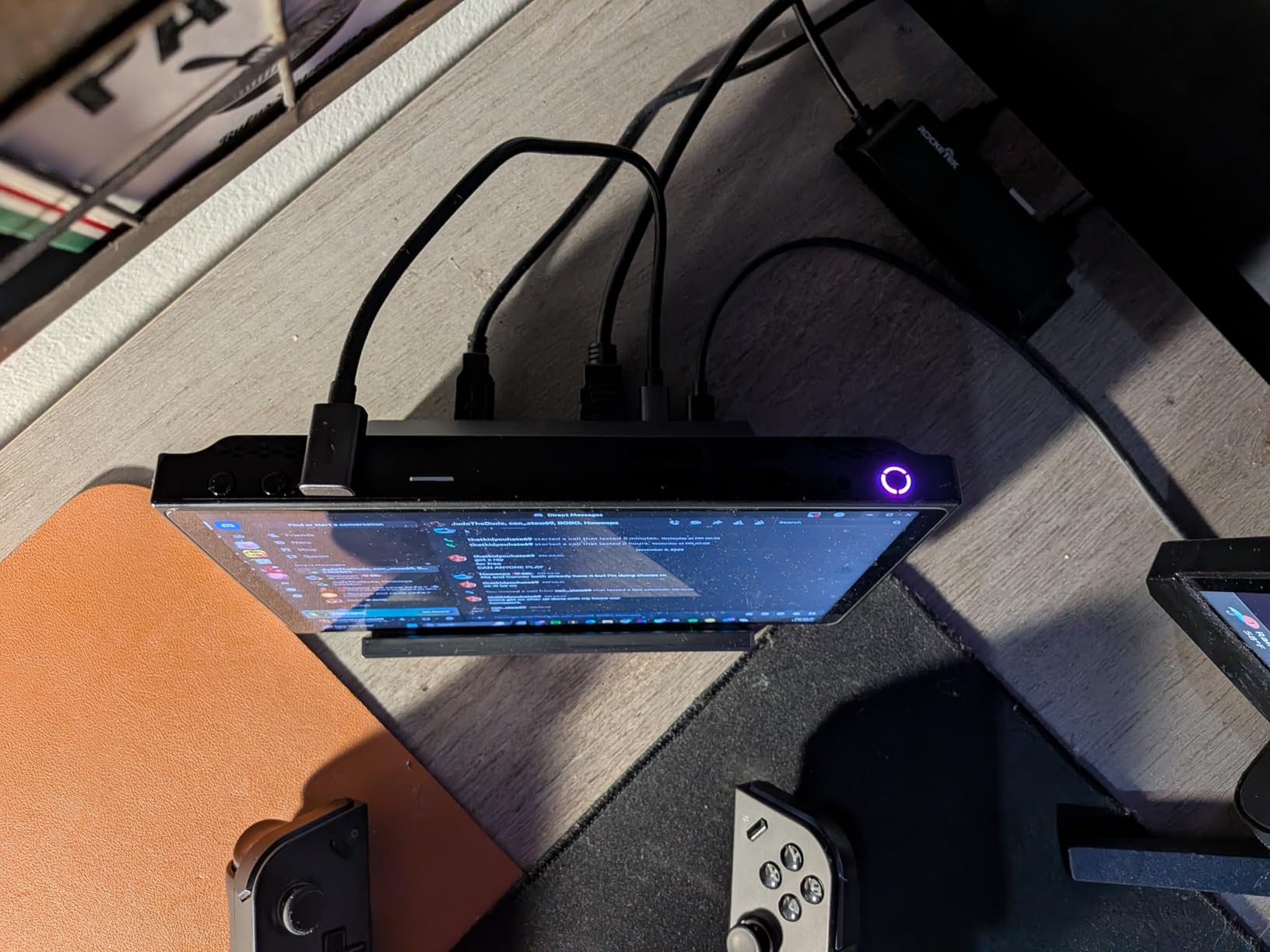 Steam Deck Dock 9-in-1 USB C Docking Station Foldable Stand | 4K@60Hz HDMI, Gigabit Ethernet, PD 100W, 10Gbps USB A&C 3.2, TF/SD For Steam Deck, Rog Ally, ROG Xbox Ally, Legion Go customer photo 1