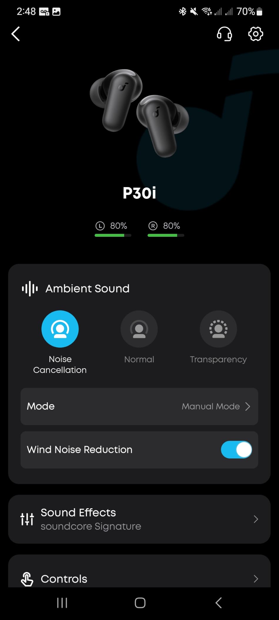 Soundcore P30i by Anker Noise Cancelling Earbuds, Hands-Free Viewing customer photo 2