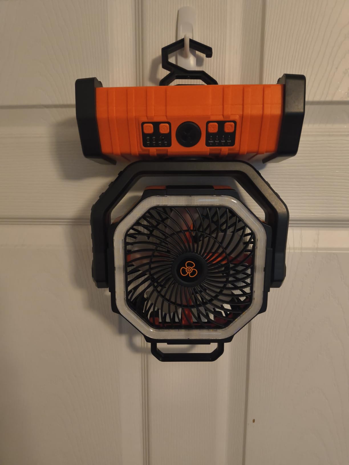 ADUST Camping Fan Battery Powered 20000mAh Outdoor Tent Fans - Orange customer photo 1