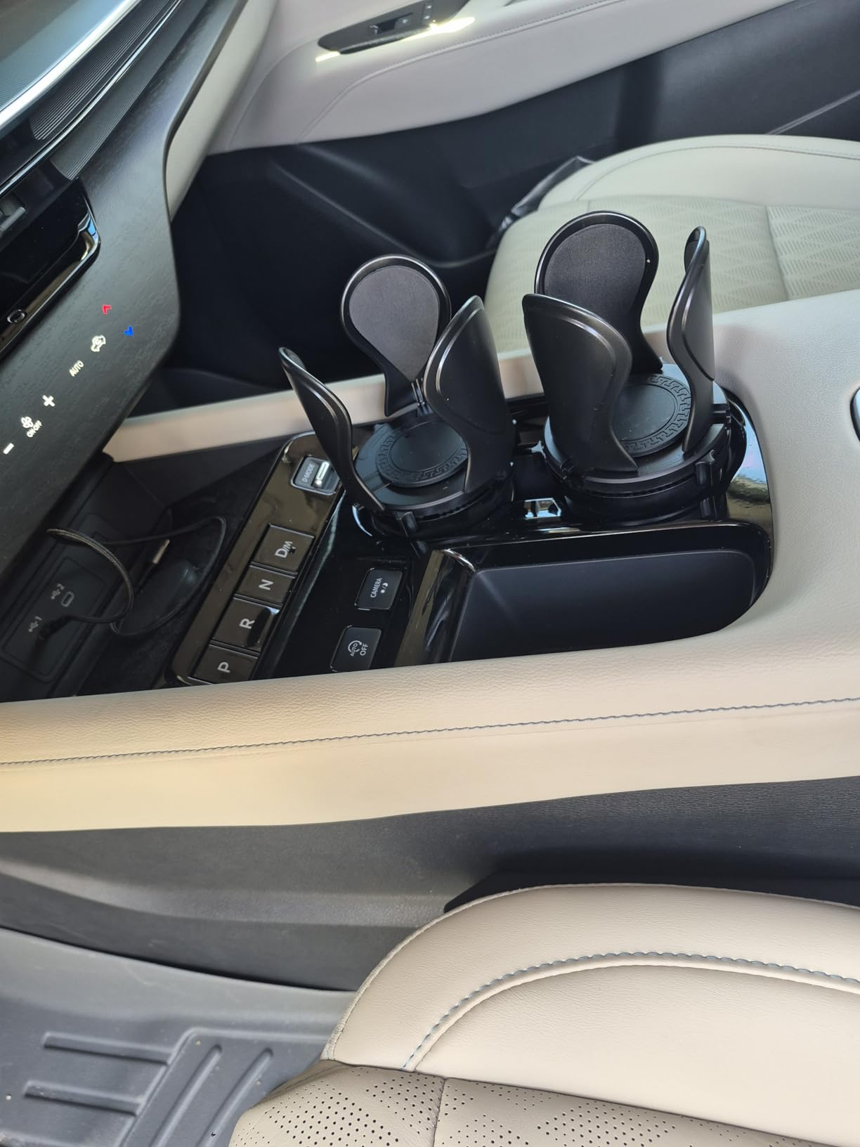 Car Cup Holder Expander, Cup Holder Extender Adapter with Expandable Arm and Adjustable Base, Compatible with Yeti Ramblers, Hydro Flasks, Stanley, Owala Most Coffee Mugs Bottles & Cups (CUP-2pack) customer photo 2