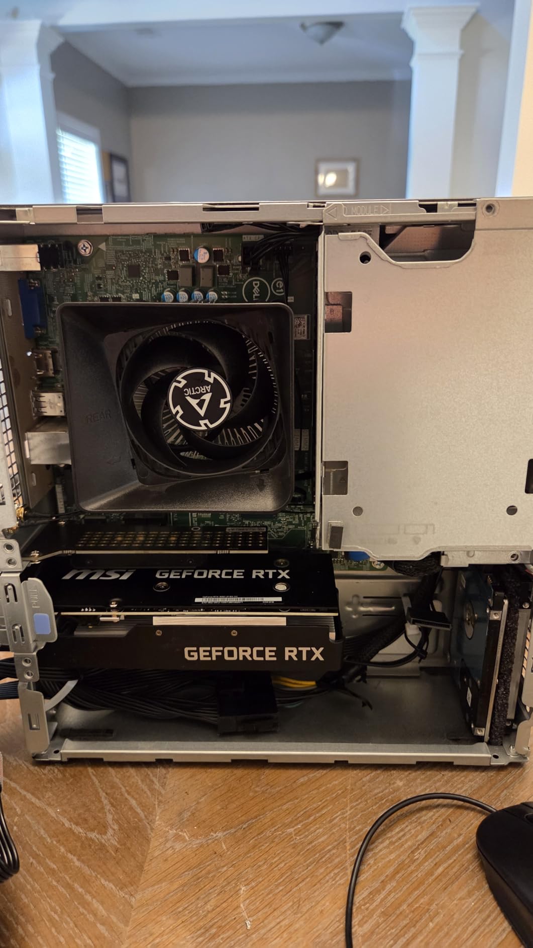 msi Gaming RTX 3050 LP 6G OC Graphics Card (NVIDIA RTX 3050, 96-Bit, Boost Clock: 1492 MHz, 6GB GDDR6 14 Gbps, HDMI/DP, Ampere Architecture) customer photo 2