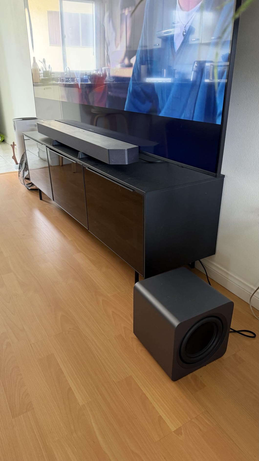 SAMSUNG Q990D 11.1.4ch Soundbar w/Wireless Dolby Atmos Audio, Rear Speaker Included, Q-Symphony, SpaceFit Sound Pro, Adaptive Sound, Game Mode Pro with Alexa Built-in, HW-Q990D/ZA customer photo 1