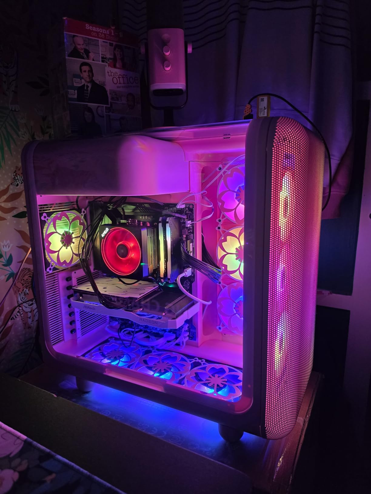 Thermaltake CT120 EX ARGB Sync PC Cooling Fan (3-Fan Pack), Magnetic Connection, 5V Motherboard Sync, 16.8 Million Colors 9 Addressable LEDs, 120mm Case/Radiator Fan customer photo 1
