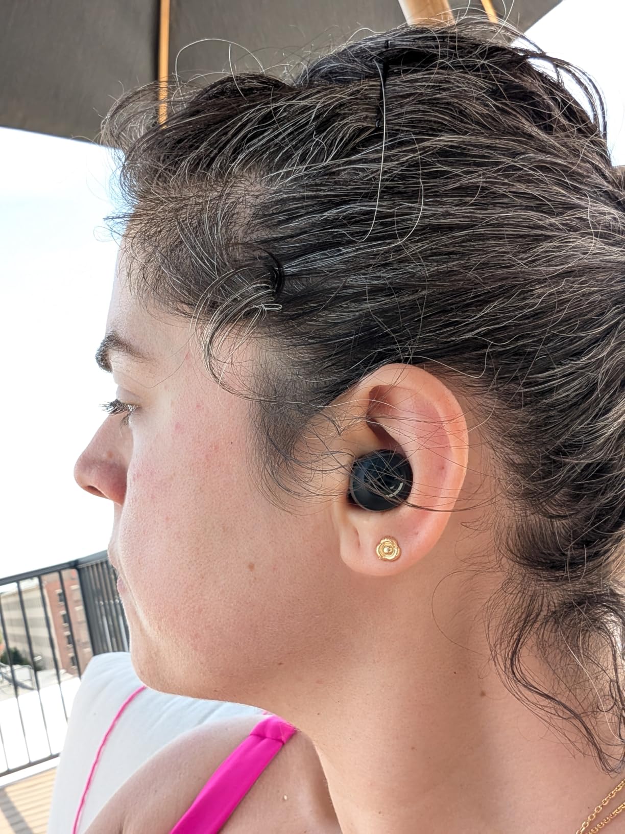 JLab Go Air Pop+ Earbuds, Dual Connect, EQ3 Sound, Black customer photo 2