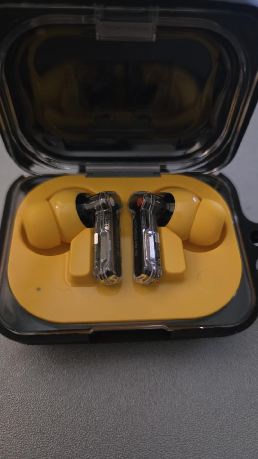 Nothing Ear (a) Wireless Earbuds, 45dB Hybrid Noise Cancelling Earbuds, Hi-Res Audio, Advanced Equaliser, Dual Connect, 6 Mics, 42.5H Playtime Ear Buds Wireless Bluetooth, White customer photo 2