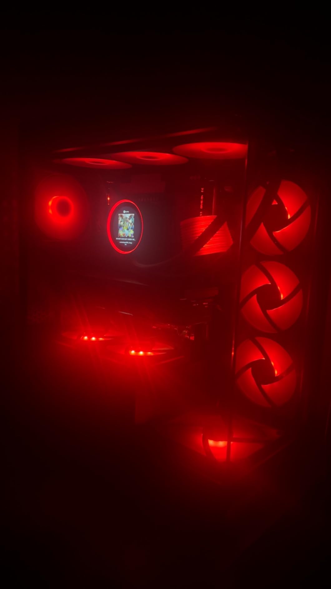 NZXT F360 RGB Core - 360mm Single-Frame Fan Unit with 3 x 120mm RGB Fans - Speed & Lighting Control - High Static Pressure & Airflow - Fluid Dynamic Bearings - 8 aRGB LEDs Per Fan - Black customer photo 2