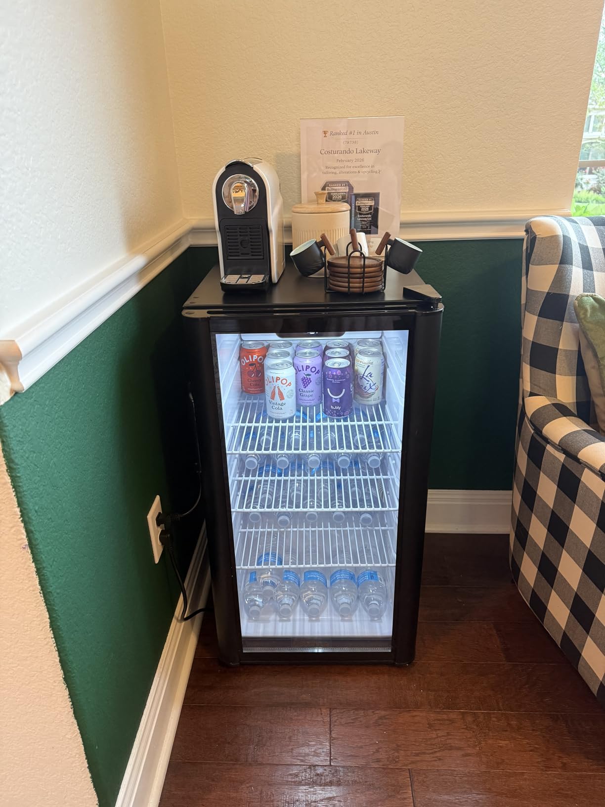 PremiumLevella Glass Door Display Refrigerator 8.5 cu ft Commercial Beverage Cooler Merchandiser customer photo 2