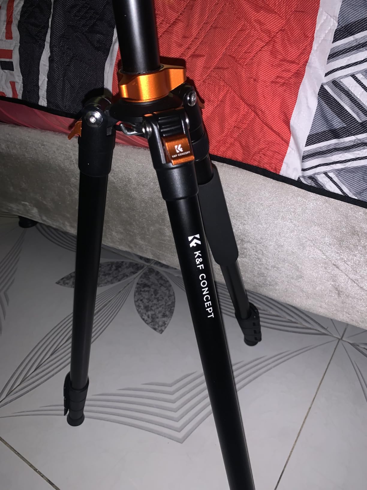 K&F CONCEPT 90''/230cm Horizontal Fluid Head Camera Tripod customer photo 2