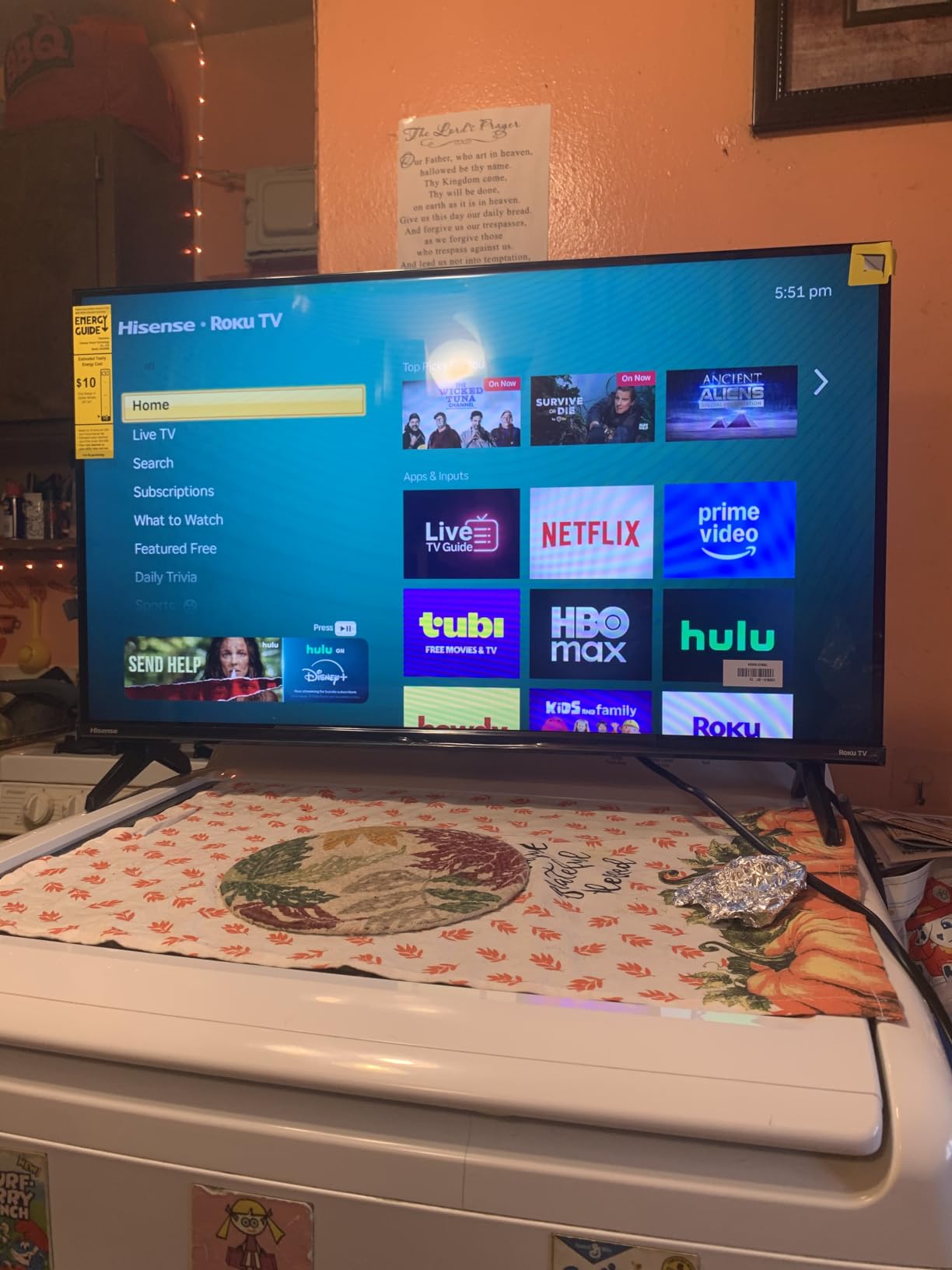 Hisense 40-Inch Class A4 Series FHD 1080p Smart Roku TV with Alexa Compatibility (40A4NR) - Dolby Audio, Slim Bezel Design, Google Assistant customer photo 1