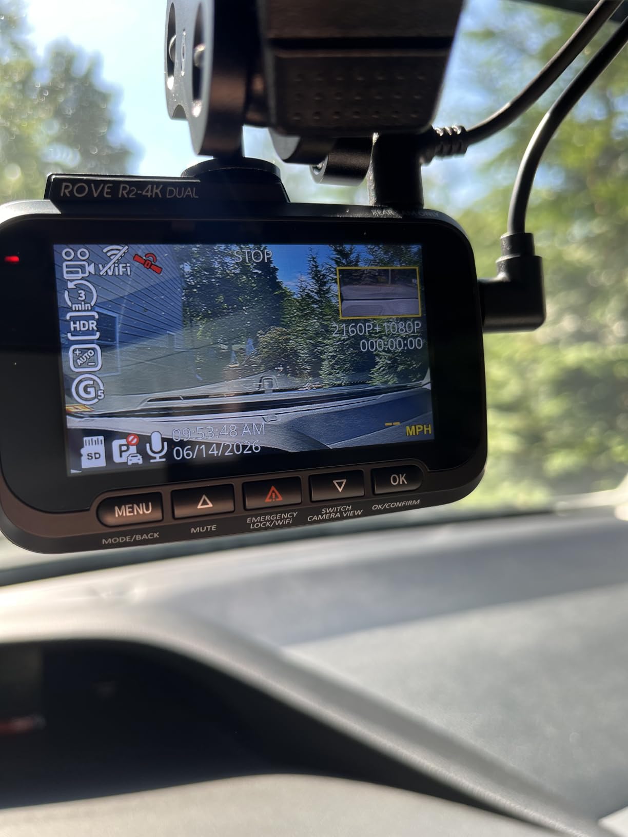 ROVE R2-4K Dual Dash Cam Front and Rear, STARVIS 2 Sensor, Free 128GB Card customer photo 2