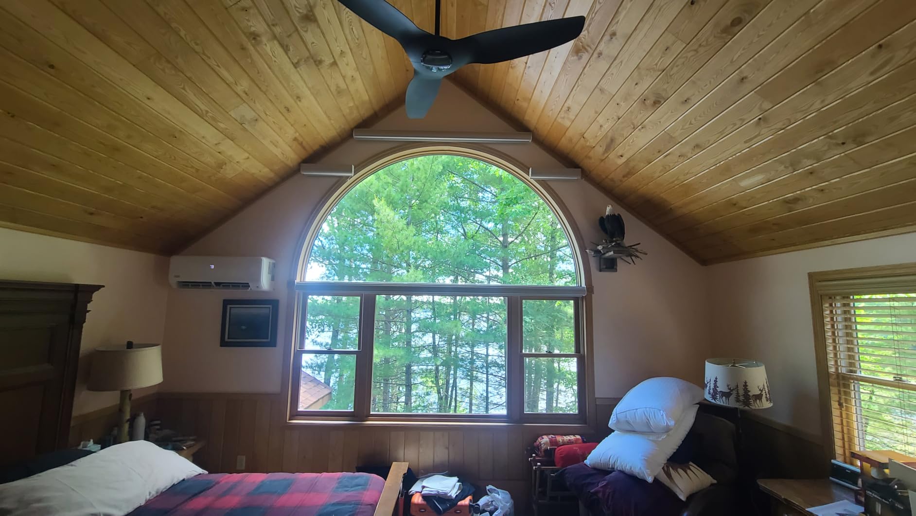 Kincmo Motorized Blinds with Remote, 100% Blackout Motorized Roller Shades Work with Apple Homekit, Alexa, Google, Custom Electric Blinds with App, Voice Control customer photo 2