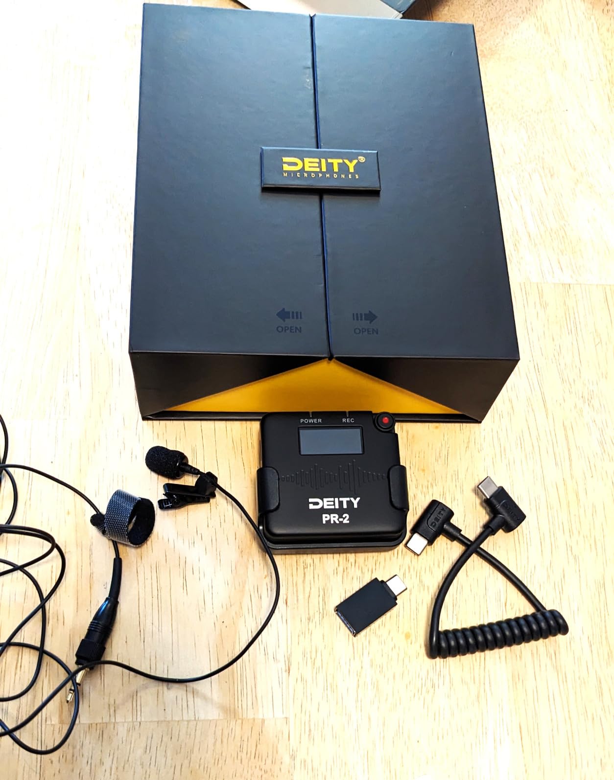 Deity PR-2 - Pocket Audio Recorder with 32-Bit Float Recording, 3.5mm Lavalier W.Lav Pro Mic, Timecode Sync, & Sidus Audio App Control for Filmmakers & Travelling Media (US Version) customer photo 1
