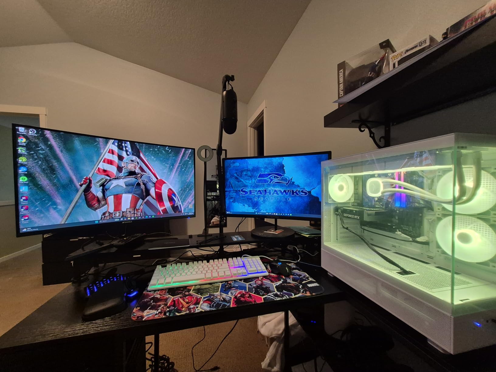 Skytech Nebula Gaming PC Desktop, Ryzen 5 5500 3.6 GHz (4.2GHz Turbo Boost), NVIDIA RTX 4060 8GB GDDR6X, 1TB SSD, 16GB DDR4 RAM 3200, 650W Gold PSU, Wi-Fi, Win 11 Home customer photo 1