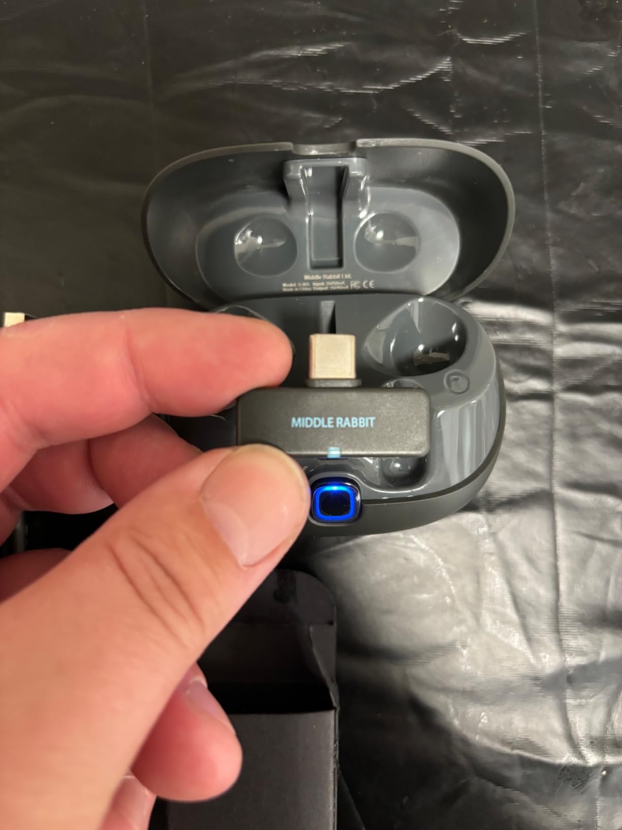Middle Rabbit SW5 Wireless Gaming Earbuds with Mic, Compatible with PC PS5 PS4 Desktop VR, 2.4G Dongle & Bluetooth 5.4 Dual-Mode, 4 Built-in Microphones, 20ms Low Latency customer photo 2