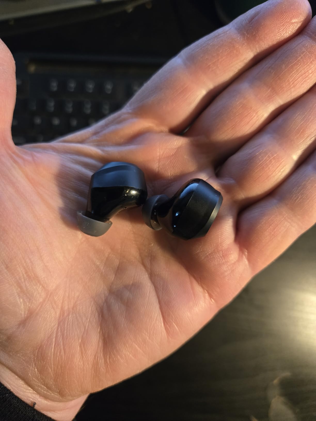 TOZO NC9 Hybrid Active Noise Cancelling Wireless Earbuds, 6 Mics ENC Clear Call, IPX8 Waterproof, in Ear Bluetooth 5.3 Headphones Stereo Bass Ear Buds 60H Playtime with LED Display 32 EQs via APP customer photo 2