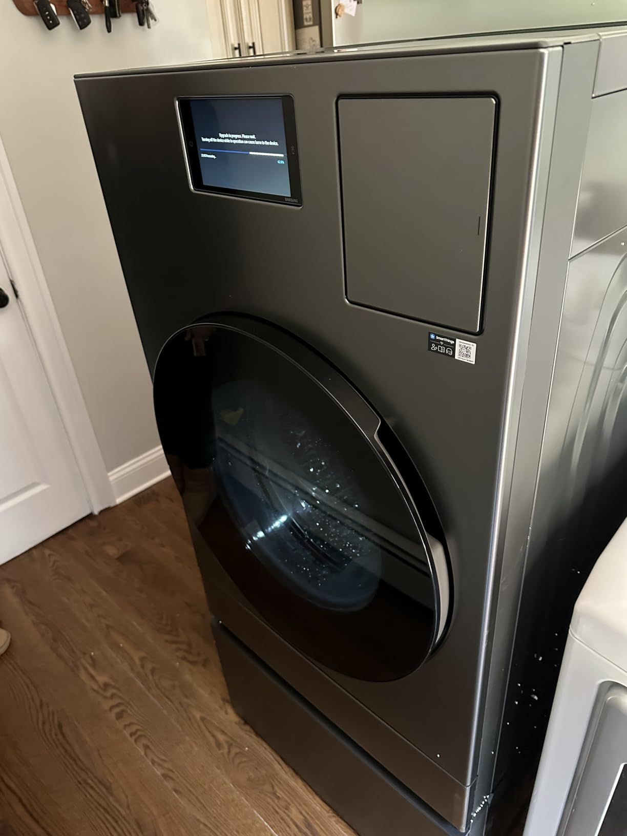Samsung 5.3 cu. ft. Bespoke AI Laundry Ventless Heat Pump Dryer Combo All-in-One Ultra Capacity Washer with AI Home, Dark Steel customer photo 1
