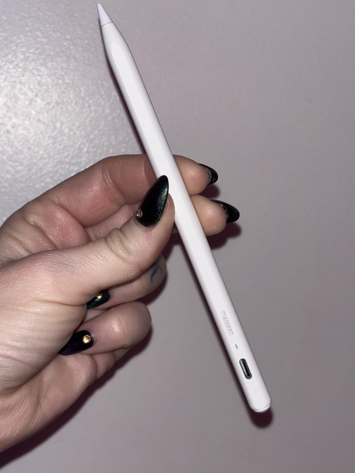 Metapen Pencil Air8 for Apple iPad 2018-2026, 10 Min Faster Charge, Palm Rejection Stylus Pen for iPad a16/11/10/9/8/7/6th Gen, Pro 12.9/11/13-inch M4/M5, Air 3/4/5/M2/M3/M4, Mini 5/6th customer photo 1