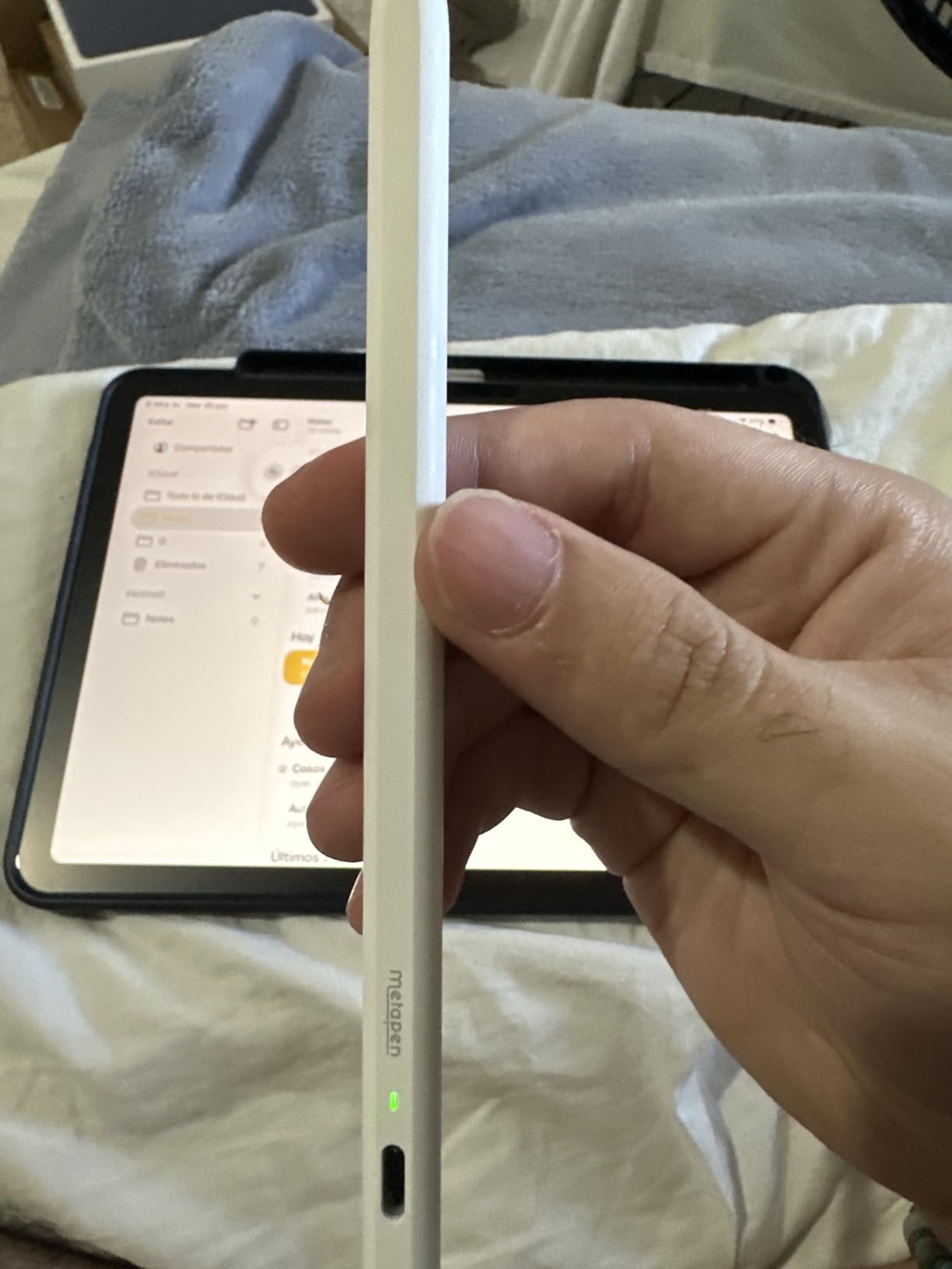Metapen Pencil Air8 for Apple iPad 2018-2026, 10 Min Faster Charge, Palm Rejection Stylus Pen for iPad a16/11/10/9/8/7/6th Gen, Pro 12.9/11/13-inch M4/M5, Air 3/4/5/M2/M3/M4, Mini 5/6th customer photo 2