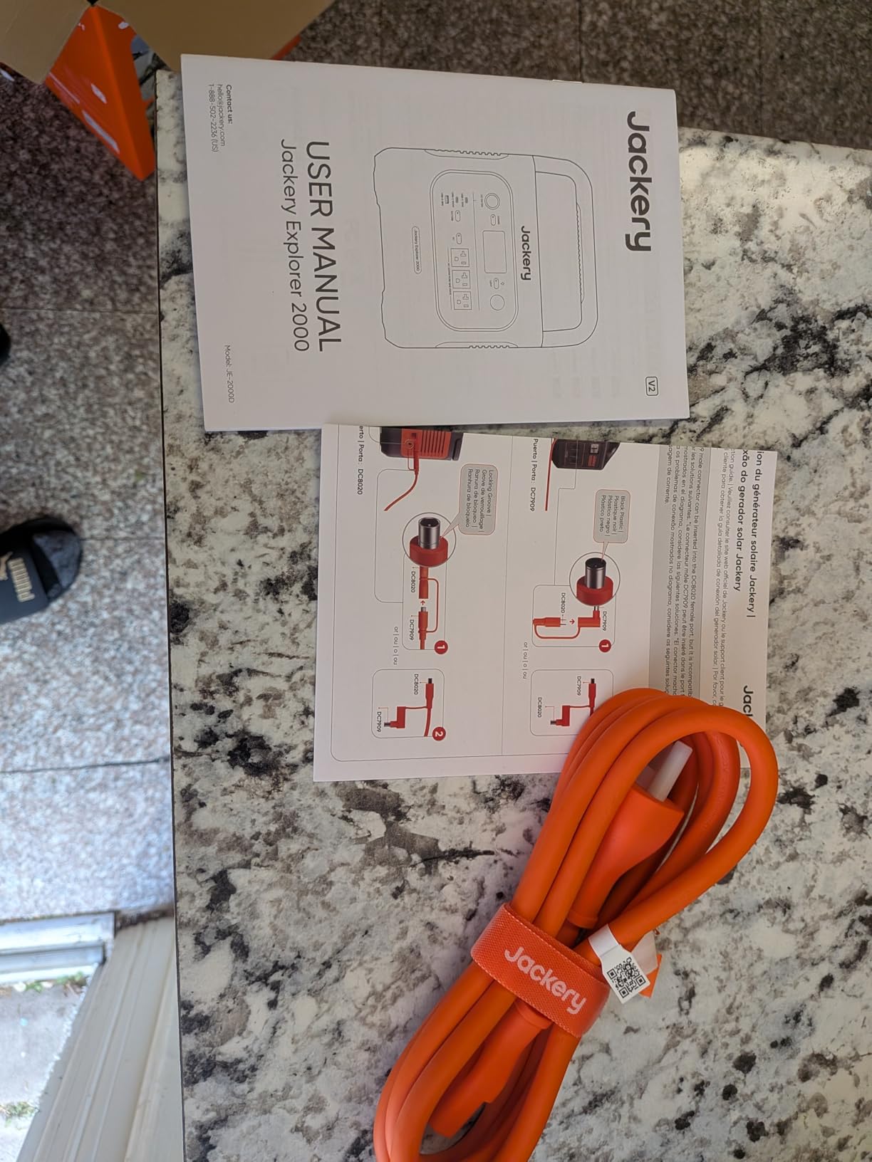 Jackery Explorer 2000 v2 Portable Power Station, 2042Wh LiFePO4 Home Backup Battery, 2200W Solar Generator, USB-C PD 100W Fast Charging customer photo 2