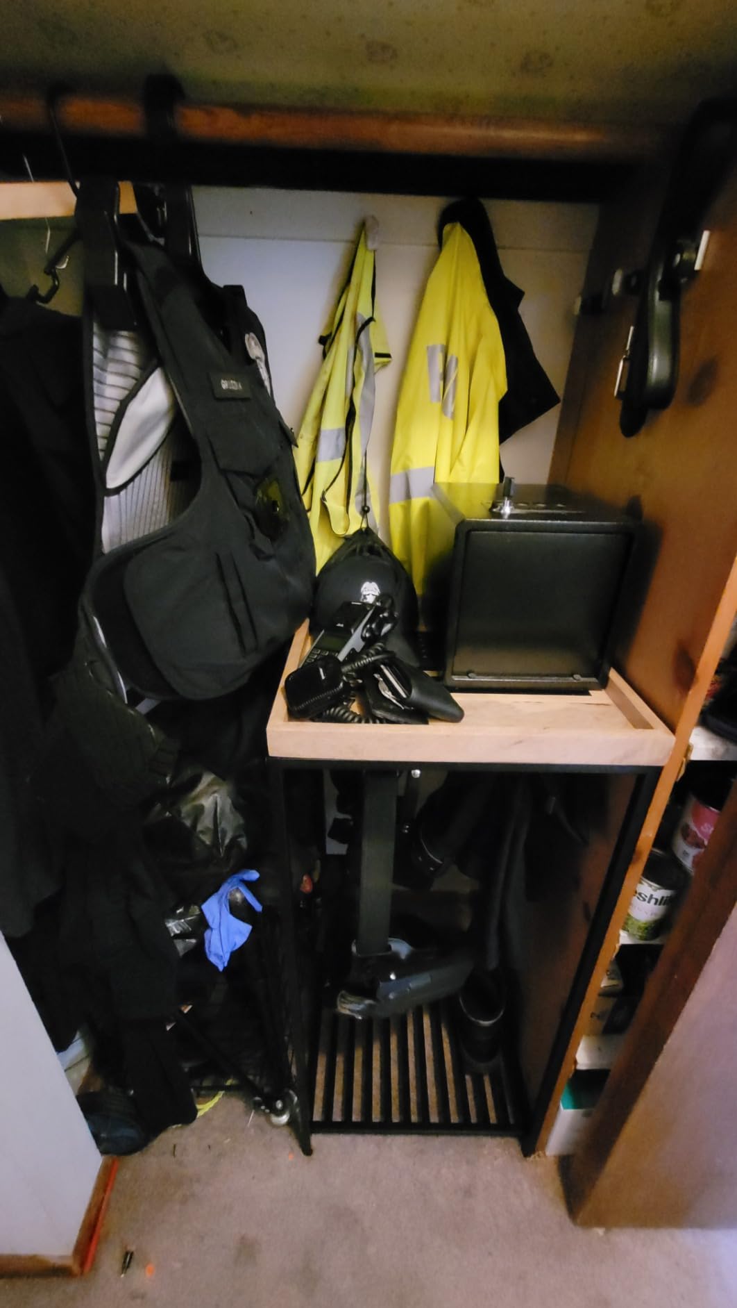 Police Gear Rack - Law Enforcement and Military Gear Stand Organizer - Uniform, Vest and Duty Belt Holder - Tactical Equipment Storage - Cop Caddy Gift customer photo 2