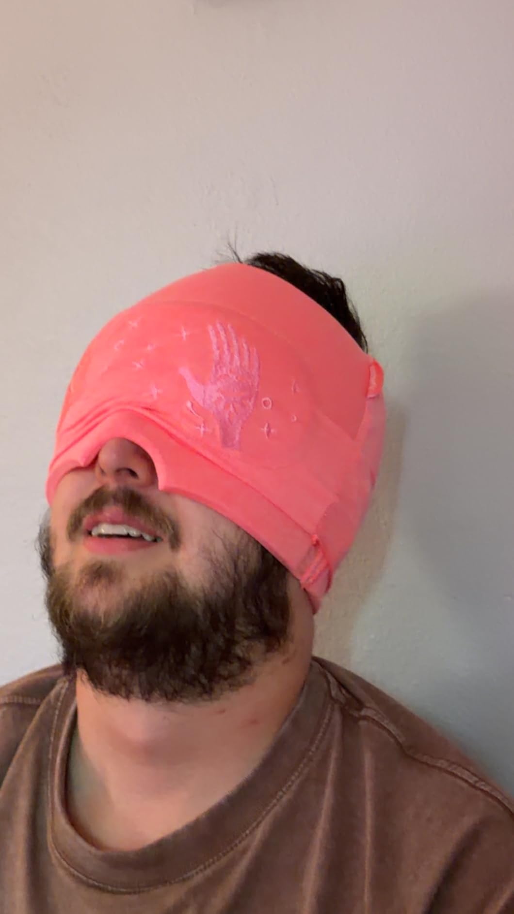Migraine Relief Cap with Slide-Up Eye Mask - Patent Pending - Headache Relief Hat for Hangover, Stress, Tension - Buttery Soft, Made for Bad Days customer photo 2