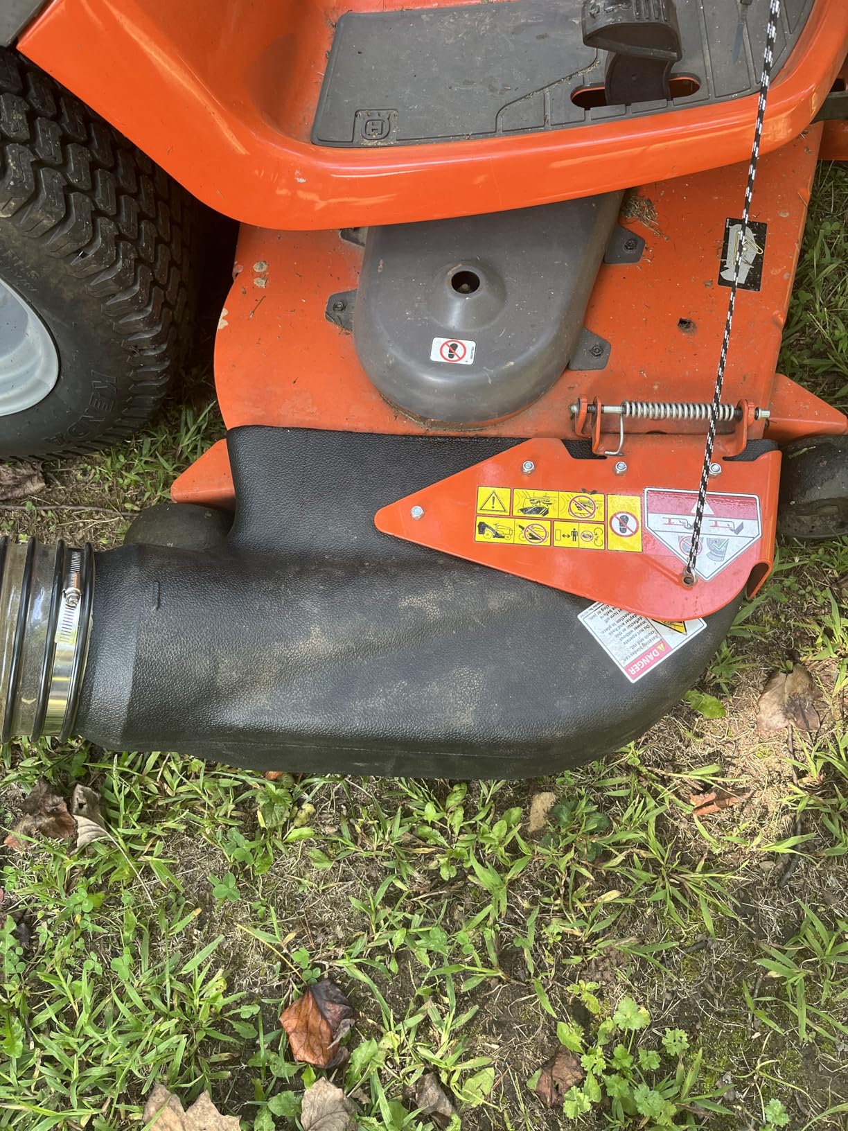 Agri-Fab Hard Top Mow-N-Vac Tow Behind Lawn Vacuum, 32 Cu Ft Leaf and Grass Collection System with 208cc Engine customer photo 1