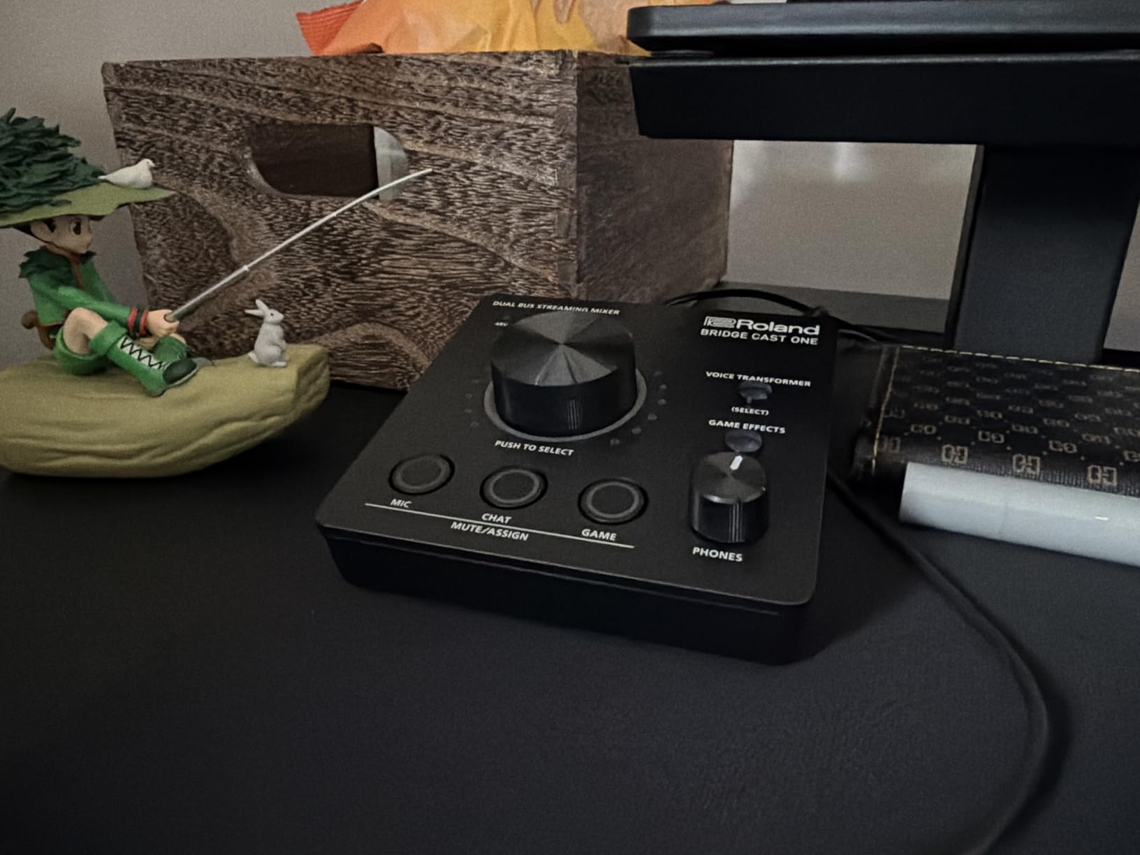 Roland BRIDGE CAST ONE Dual Bus Streaming Mixer | Compact Audio Streaming Mixer | For Online Gamers & Content Creators | 32-Bit Hardware DSP | USB-C Windows and Mac Connectivity | XLR Mic Support customer photo 1